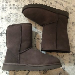 Brown UGG Classic Short Boot